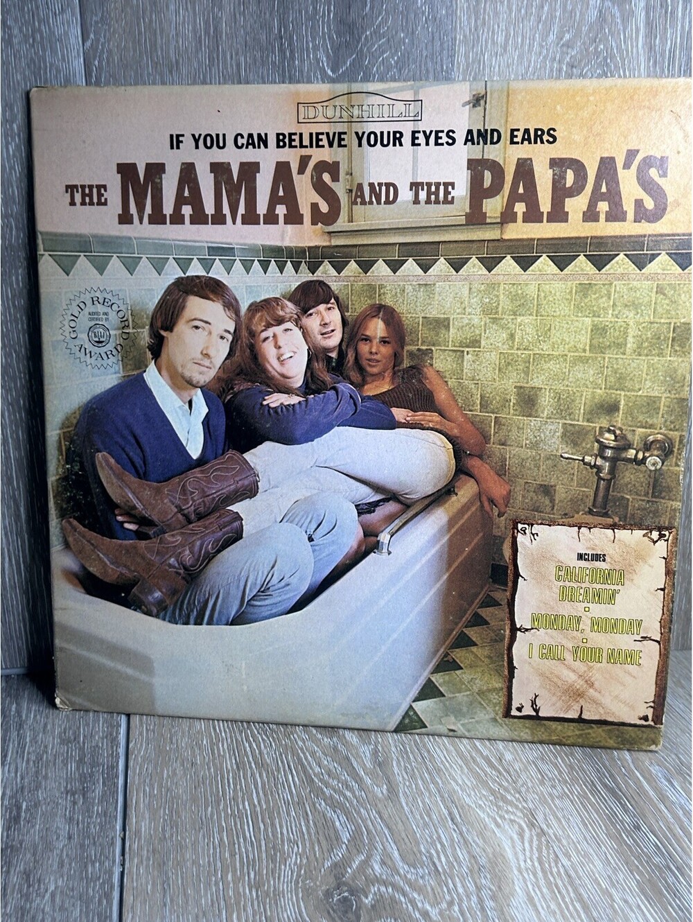 Mama's & Papa's If You Can Believe your Eyes & Ears Banned Toilet Dunhill LP